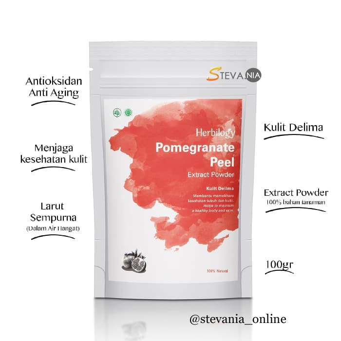 

Herbilogy Pomegranate Peel Extract Powder 100g