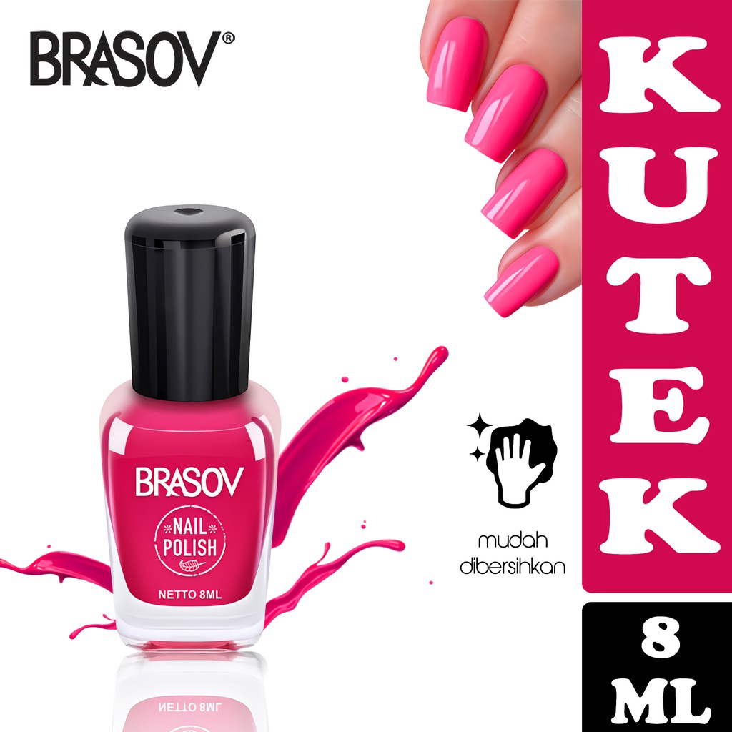 BRASOV Kutek Cat Kuku 8 ML Kutex Nail Polish