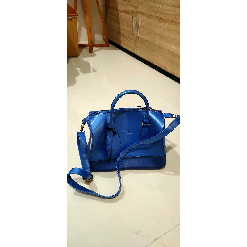 preloved Furla Autentic Tas jelly Candy bag ORI made in Italy