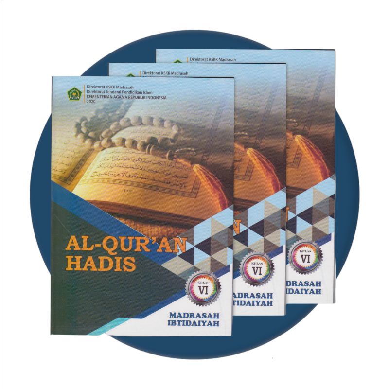 Buku Siswa Al-Quran Hadis Kelas 6 MI Kemenag
