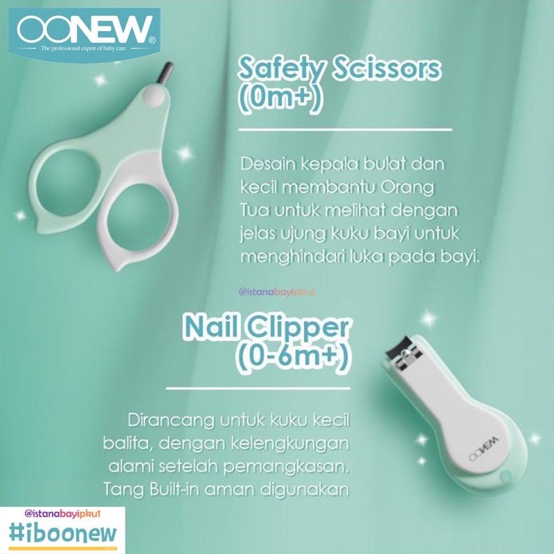 Gunting Kuku bayi -OONEW 4 in 1 Hygiene Set for Baby/Baby Manicure set