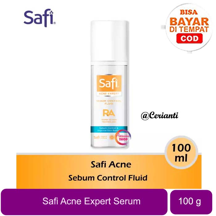 Safi RA Acne Expert Sebum Control Fluid toner Jerawat 100gr - Wajah_Cerianti