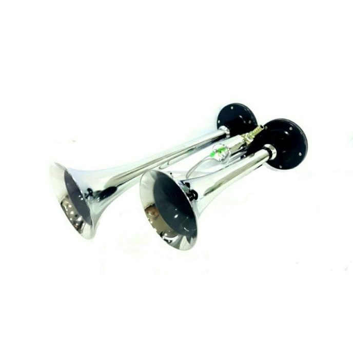 Klakson Angin 2 Terompet Telolet Universal 12-24 Volt