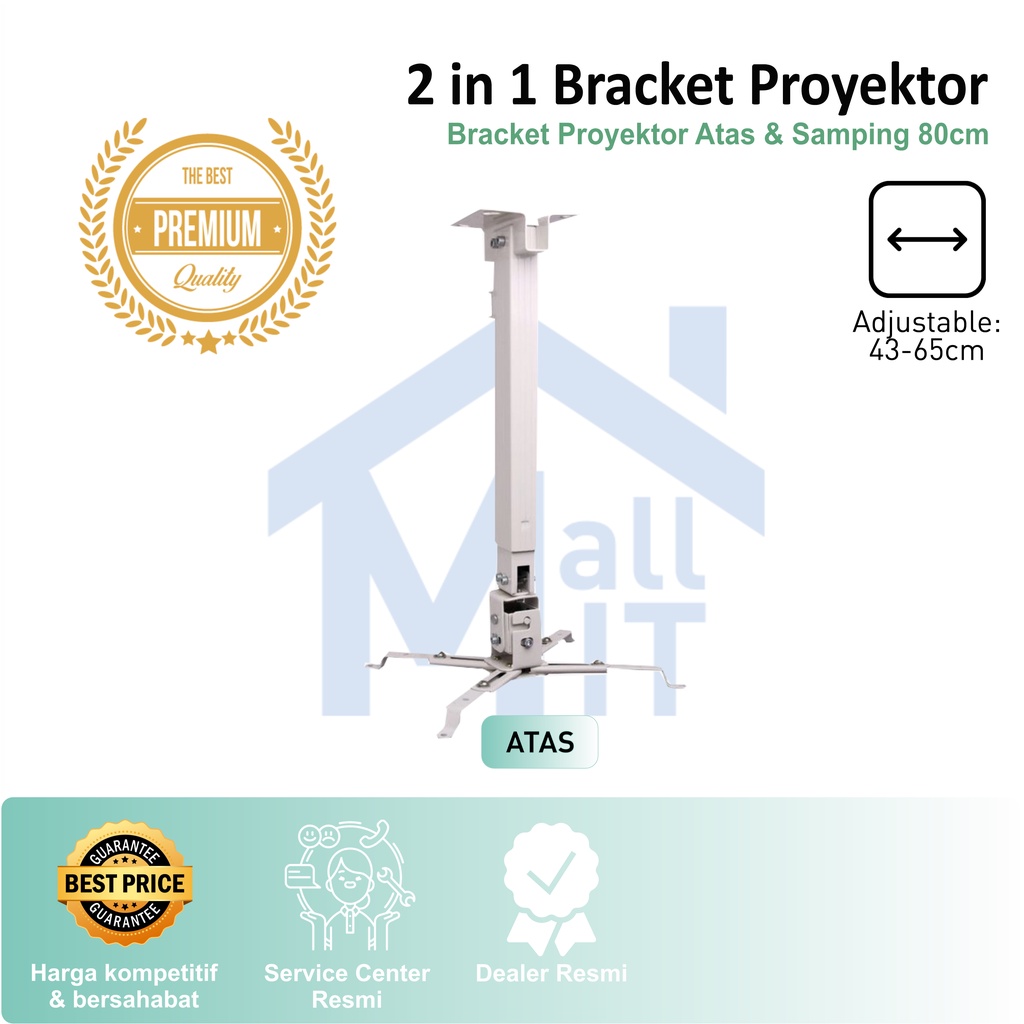 BRACKET PROYEKTOR BRACKET PROJECTOR BRAKET PIXELSCREEN UNIVERSAL XB65