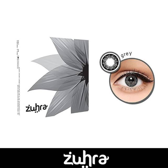 SOFTLENS X2 Zuhra Grey Softlens X2 Zuhra BROWN Normal - Minus