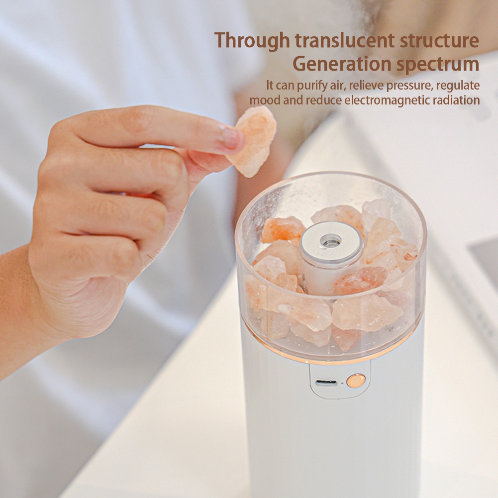 Small night light silent aromatherapy large-capacity mineral salt humidifier OW