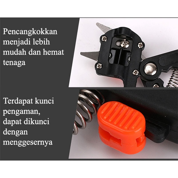 Grafting Tool Alat Sambung Pucuk Stek Okulasi Tanaman Gunting Stek Tanaman Cangkok