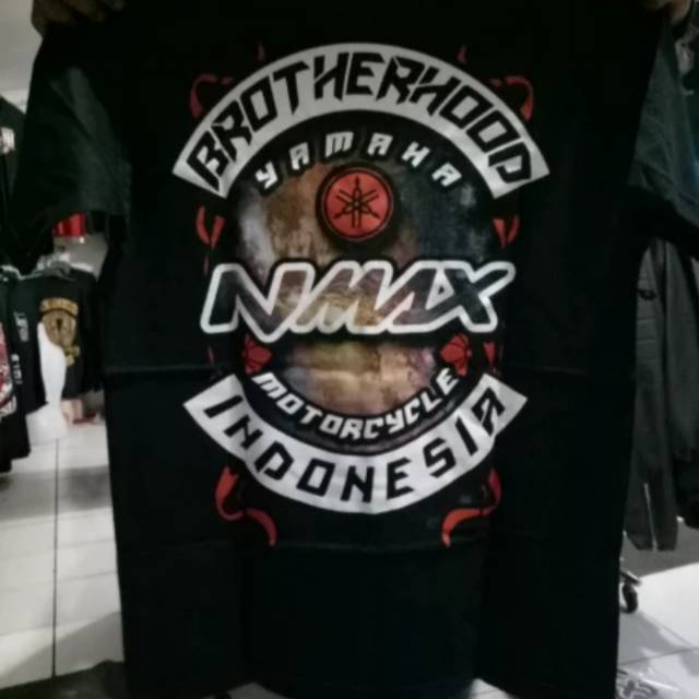Kaos motor bikers touring harian NMAX size XXL