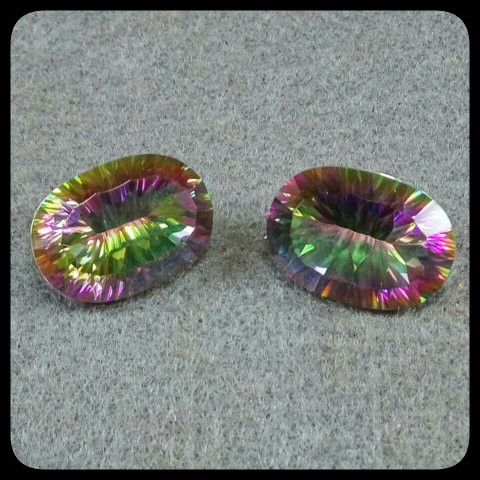 BATU PERMATA NATURAL MYSTIQUE QUARTZ RAINBOW SUPER COLOR BIG SIZE LOSTONE BELUM TERMASUK RING / CINC