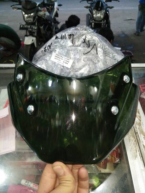 VISOR BYSON PLUS breket plat nomor VISR BYSON KARBU PLUS BREKET