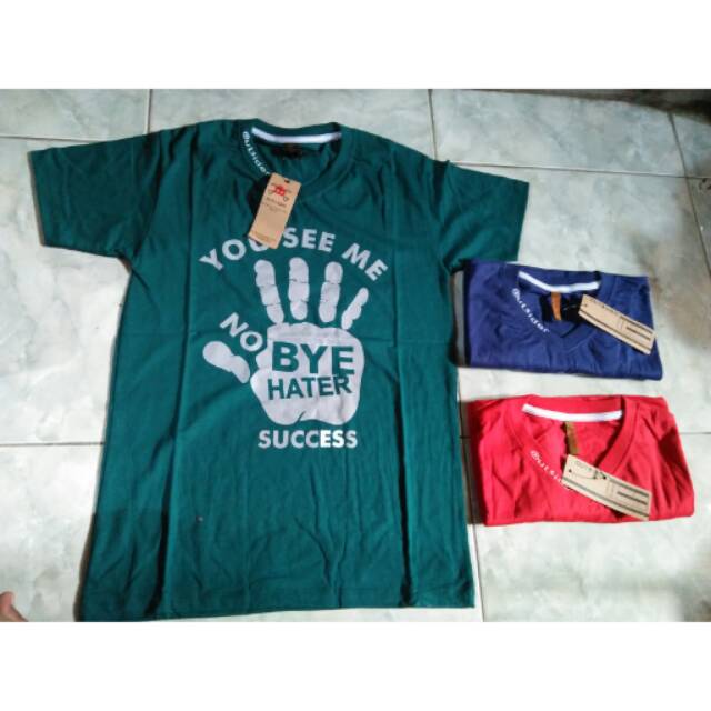 Kaos V neck Pria fit To M