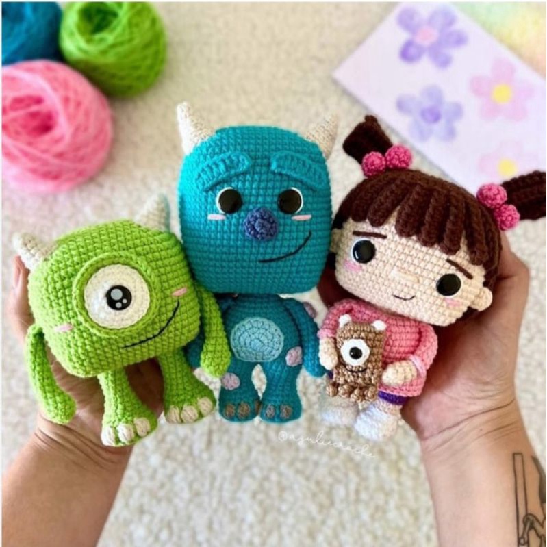 Amigurumi Boo (Set Amigurumi Boo Monster)