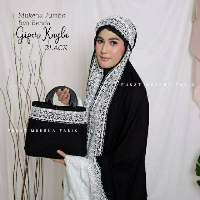 MUKENA DEWASA JUMBO KATUN RAYON EXCLUSIVE RENDA GIPER KAYLA | PUSAT GROSIR MUKENA MURAH ARINS