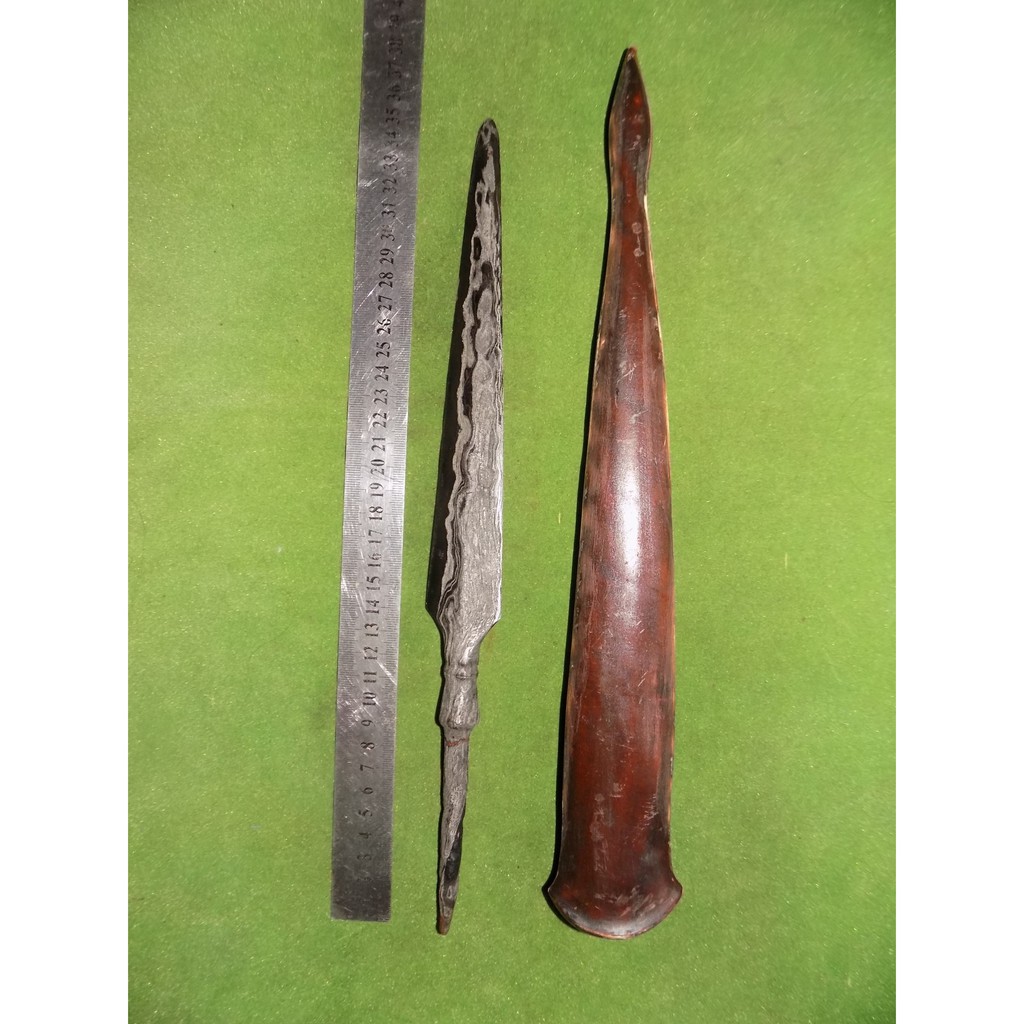 tumbak baru tropong era kacirebonan pamor kulit semangka