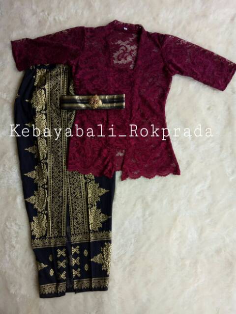 Kebaya kutubaru 1 set kebaya bali