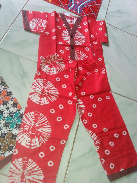 Piyama Batik Anak Random (langsung Dari Konfeksi)