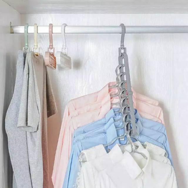 HANGER BAJU AJAIB GANTUNGAN BAJU ORGANIZER MAGIC HANGER INSTANT JEMURAN LAUNDRY DRY CLEANING |4001