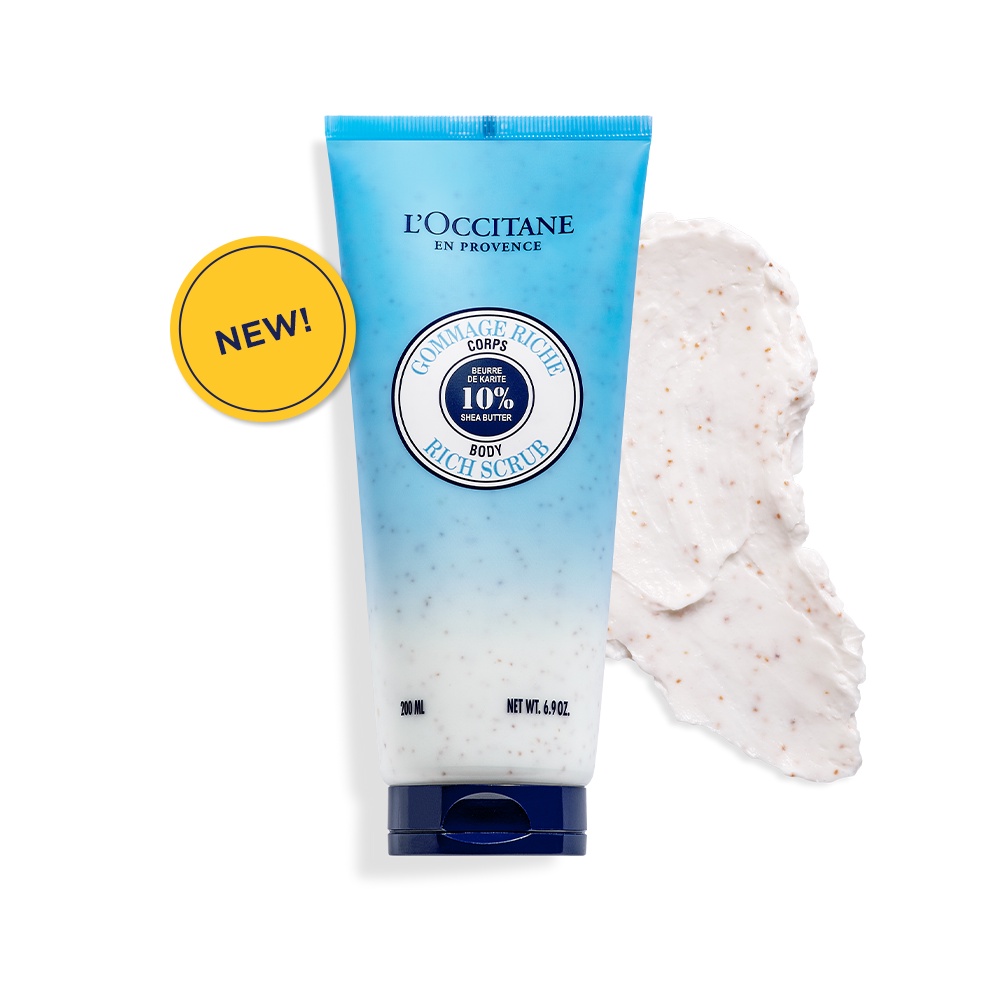 Jual Loccitane Shea Butter Ultra Rich Body Scrub 200ml Shopee Indonesia