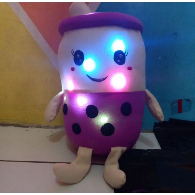 Boneka Boba Led Nyala Ukuran L Mainan anak Lucu Viral Murah