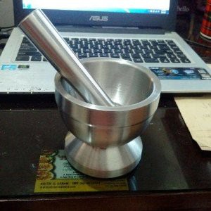 Dijual  ALAT TUMBUK   Cobek Mini Stainless steel  Berkualitas