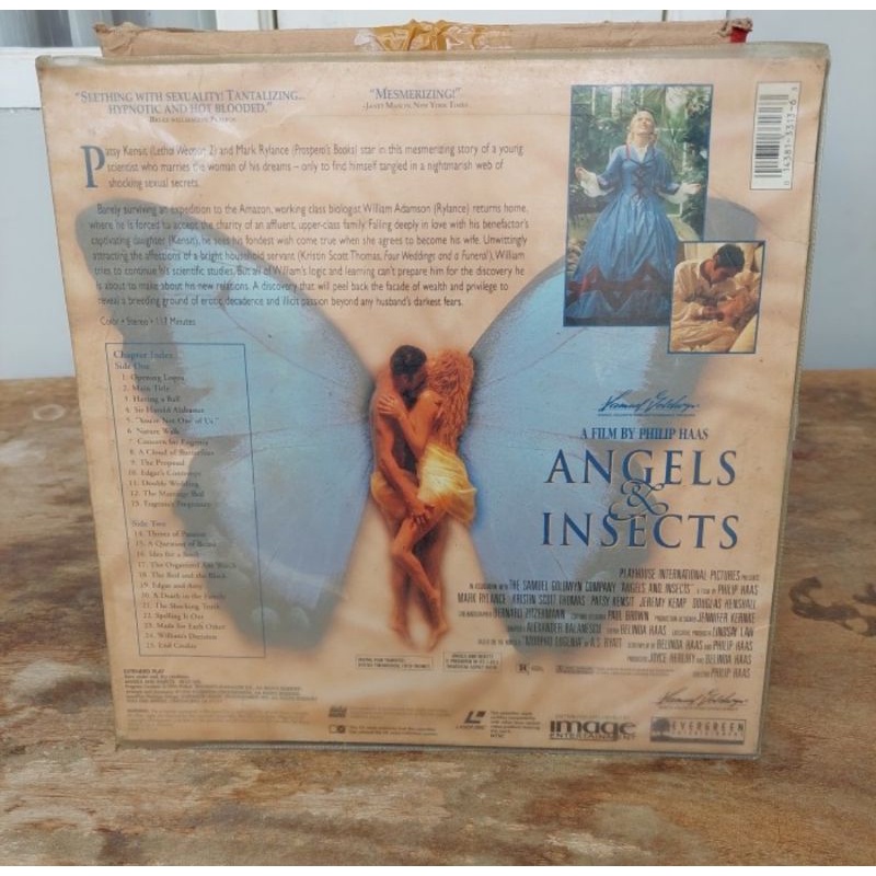 Kaset Laser disc Angels &amp; Insects