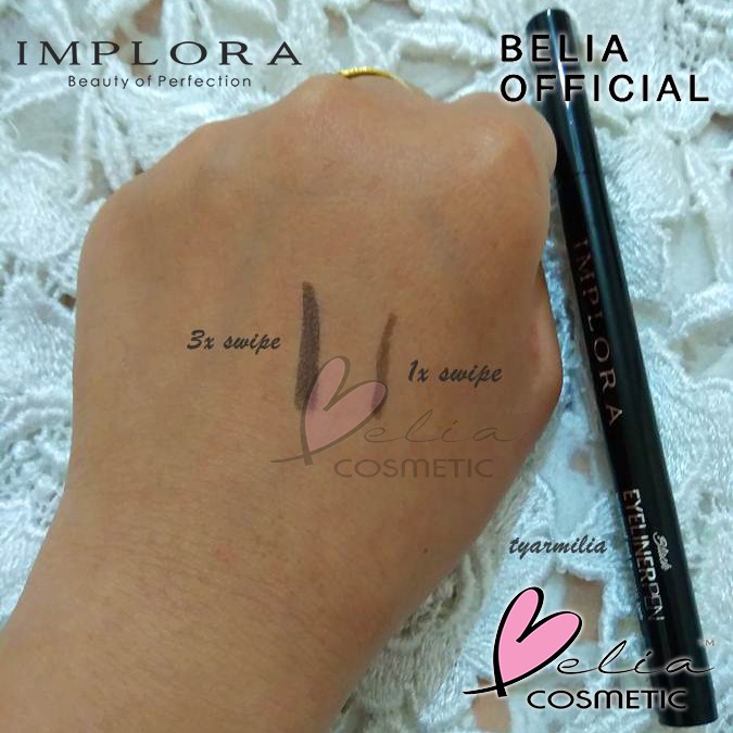 ❤ BELIA ❤ Implora Black Eyeliner Pen (waterproof and dramatic look) 1.7g 100% Original