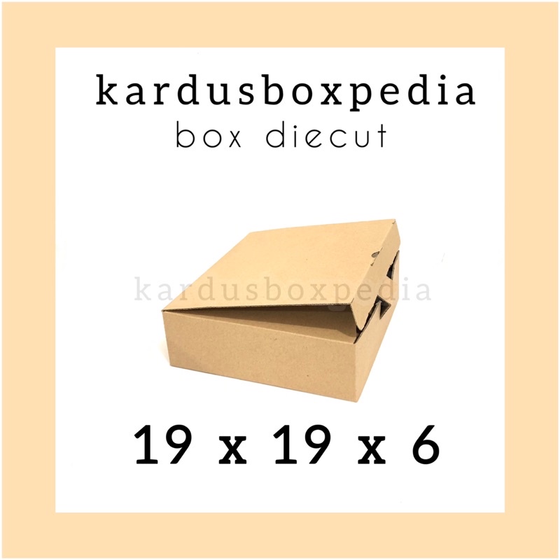 

corrugated box 19x19x6 box diecut/box pizza packing