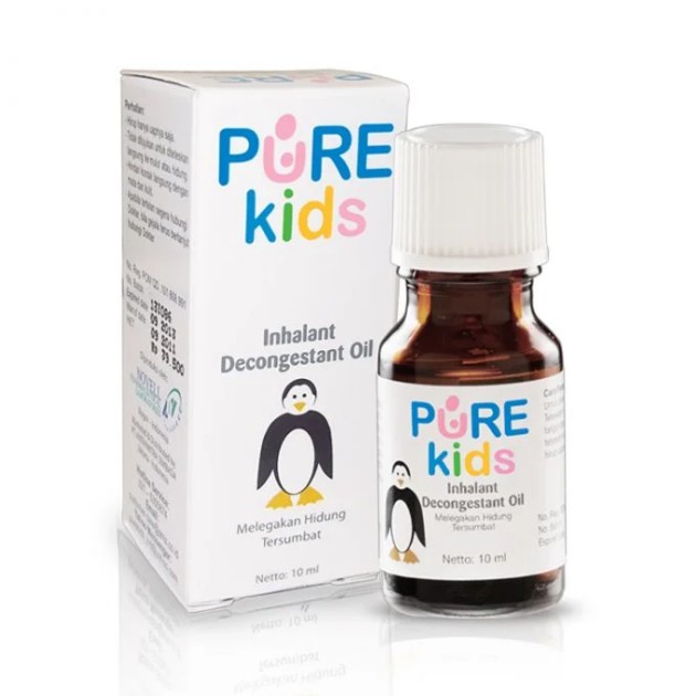Pure Kids Inhalant Decongestant Oil 10ml / Obat Hidung Tersumbat-7
