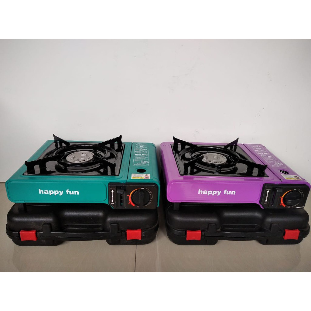 Kompor gas portable happy fun/brain power