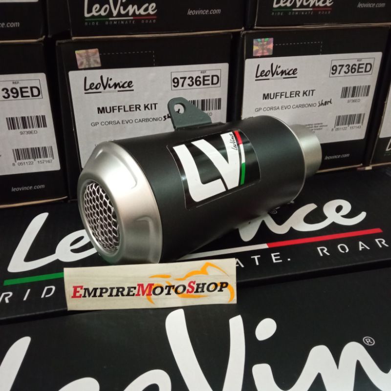 Knalpot Leovince LV10 Black Original