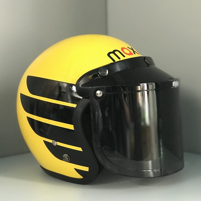 Helm Bogo Ojol SNI Kaca datar