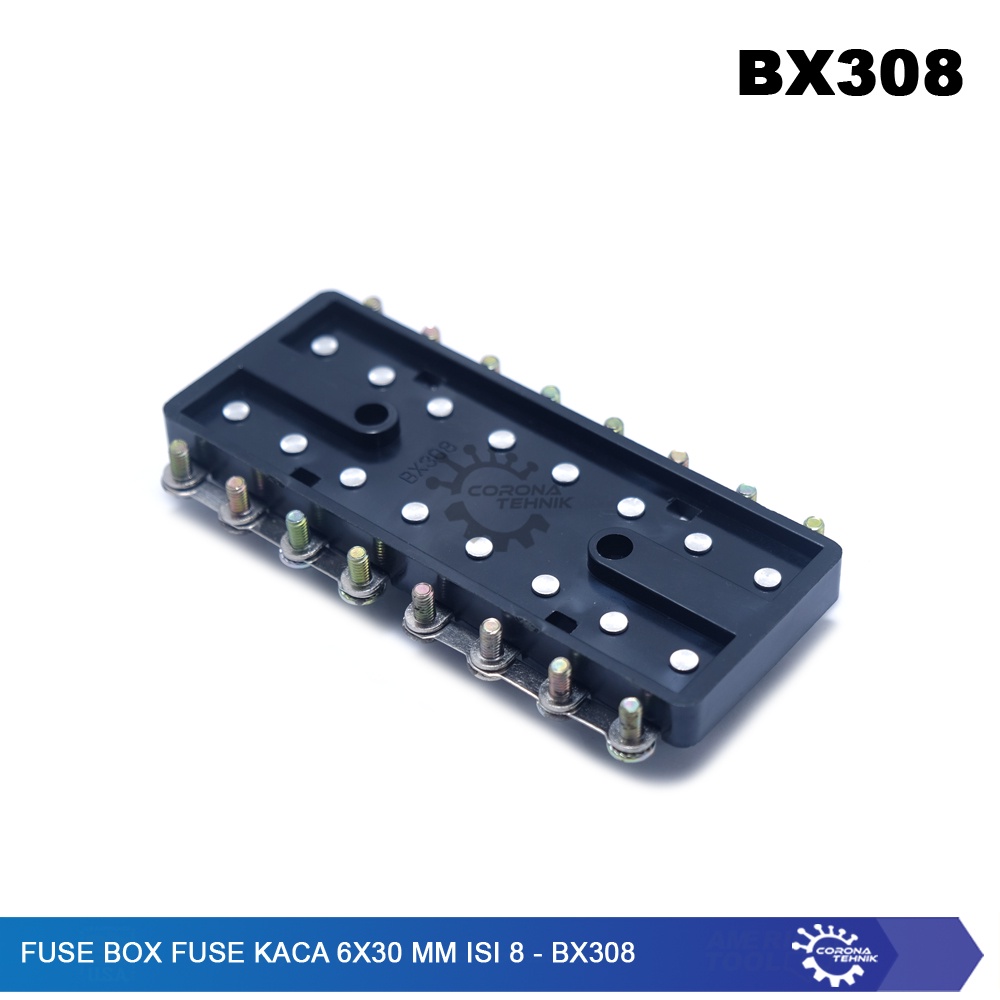 BX308 - Fuse Box Fuse Kaca 6x30 mm isi 8