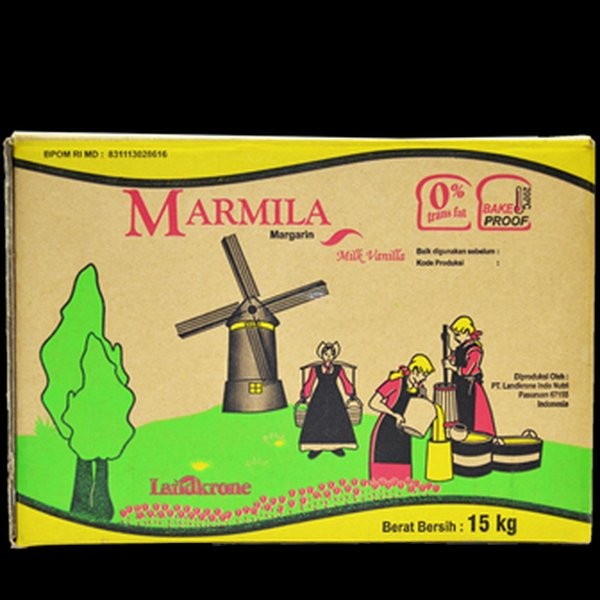 

MARMILA Margarin Rasa Susu Vanilla / Mentega / Margarine 15kg