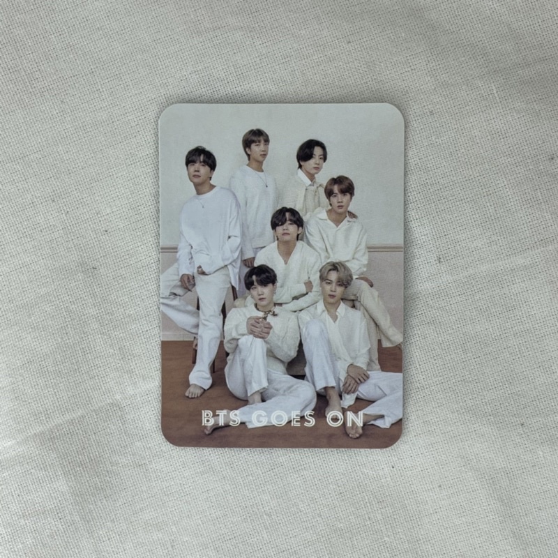 photocard pc double side group OT7 BTS DICON Goes On japan jepang edition