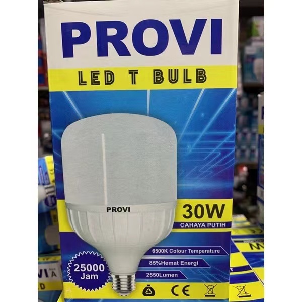 BOHLAM BOLA LAMPU LED PROVI 30W 30WATT GARANSI 1 TAHUN SANGAT TERANG LAMPU LED KAPSUL CAPSULE