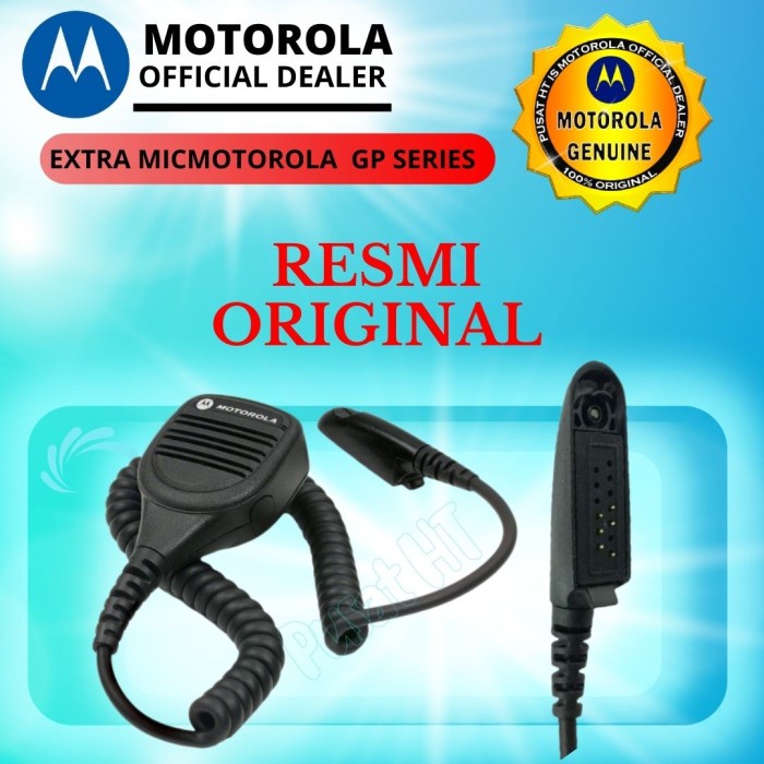 Extramic External Speaker Ht Motorola Pmmn4075 For Xir P 6620I P6620I Ready Stok Promo Terbaru