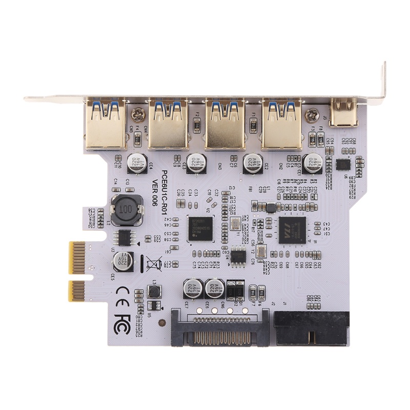 Btsg USB 3.0 PCI Kartu Ekspanding Untuk Sistem Windows Add On Card PCI-E Card Adapter