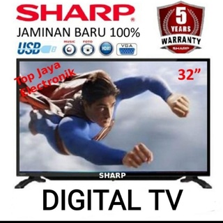 LED TV SHARP 32 INCH DIGITAL TV/ SHARP LED TV 32INCH DIGITAL TV JAMINAN BARU DAN BERGARANSI RESMI
