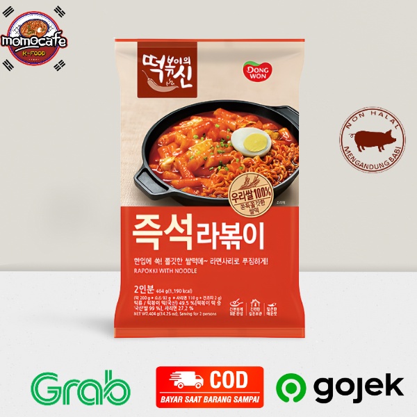 

Dongwon Rabokki 440Gr - Tteokpokki Dengan Mie Made In Korea