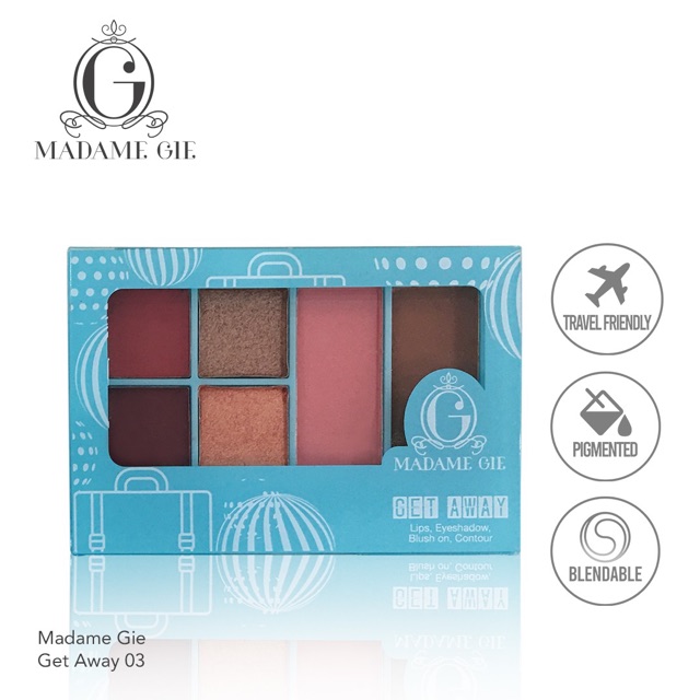 MADAME GIE GET AWAY MAKE UP PALETTE ( BARU )