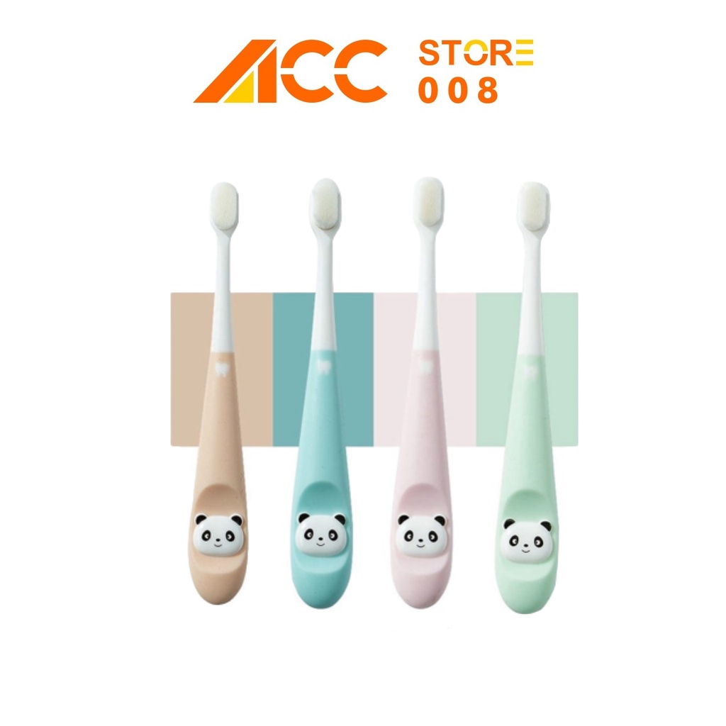 Sikat Gigi Anak H400 Bulu Halus Lembut Training Tooth Brush Karakter Panda ACC