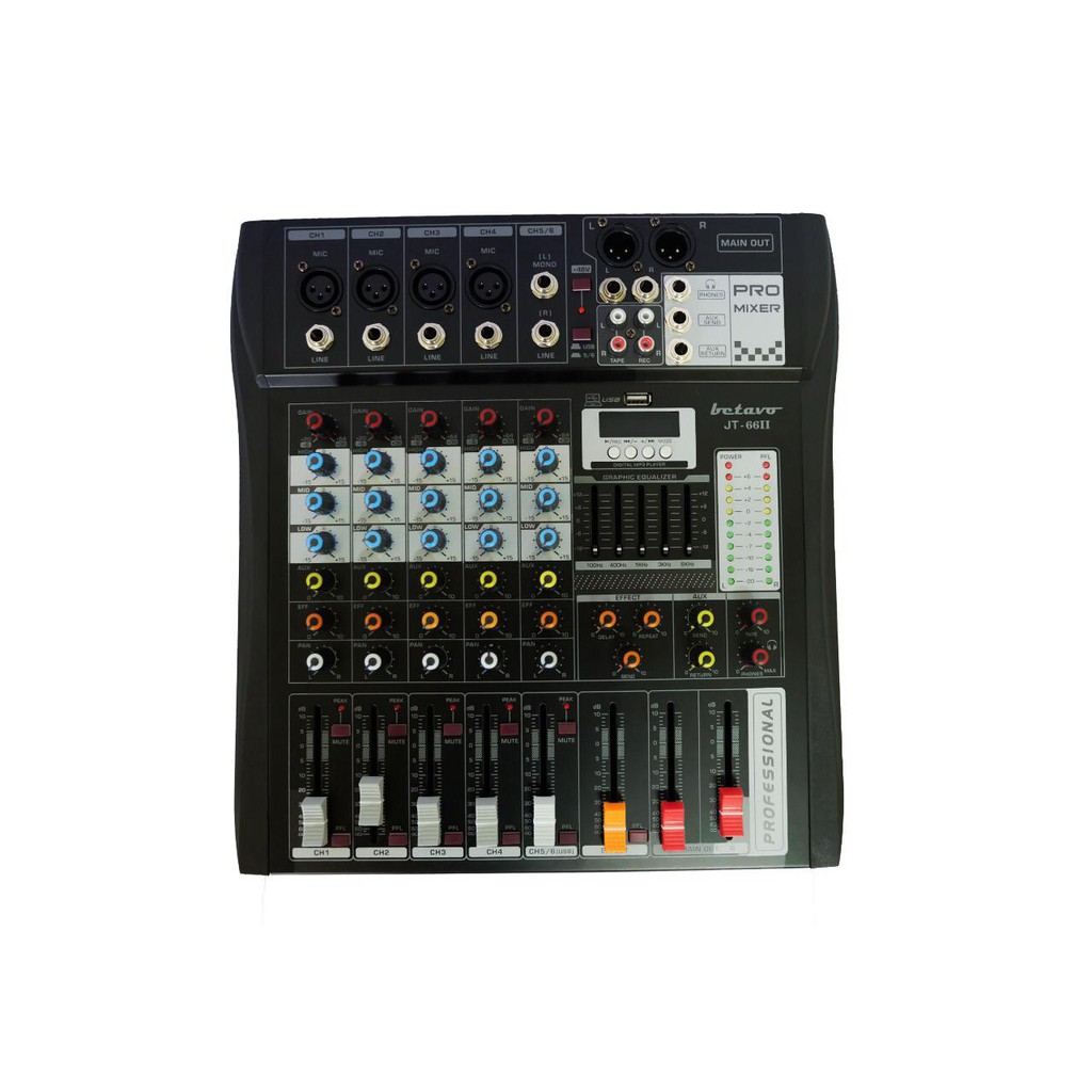 Mixer Betavo JT 122 USB (12 Channel) Betavo JT122