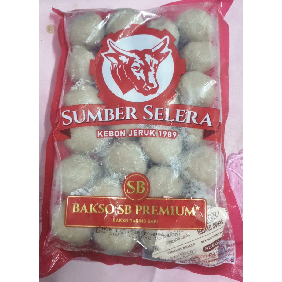 

SUMBER SELERA BAKSO SB PREMIUM ISI 25 BUTIR
