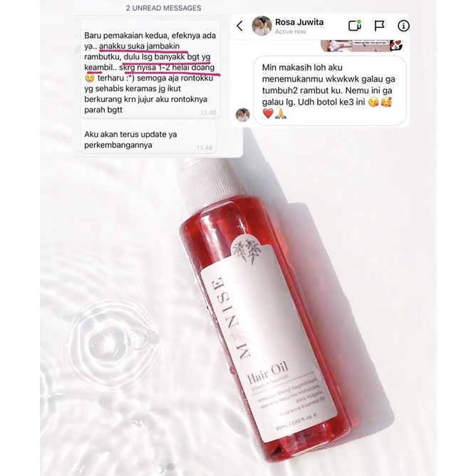 RONTOK BOTAK!  Manise Hair Oil - CEK TESTI tonic serum minyak rambut kemiri follow me shampoo fall-2