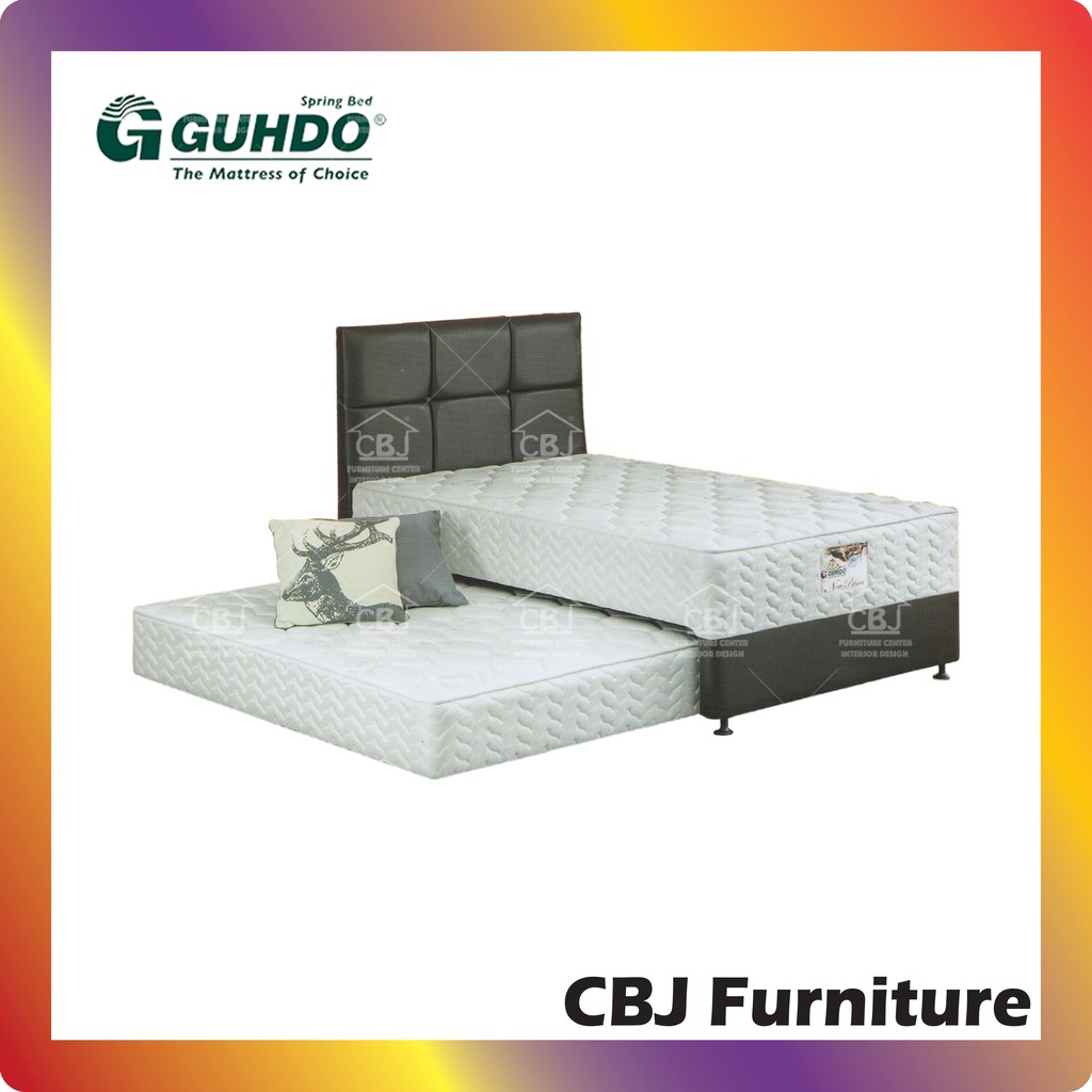 Guhdo Kasur Sprinbed 2 in 1 New Prima - Full Set Caserta - Khusus Jabodetabek