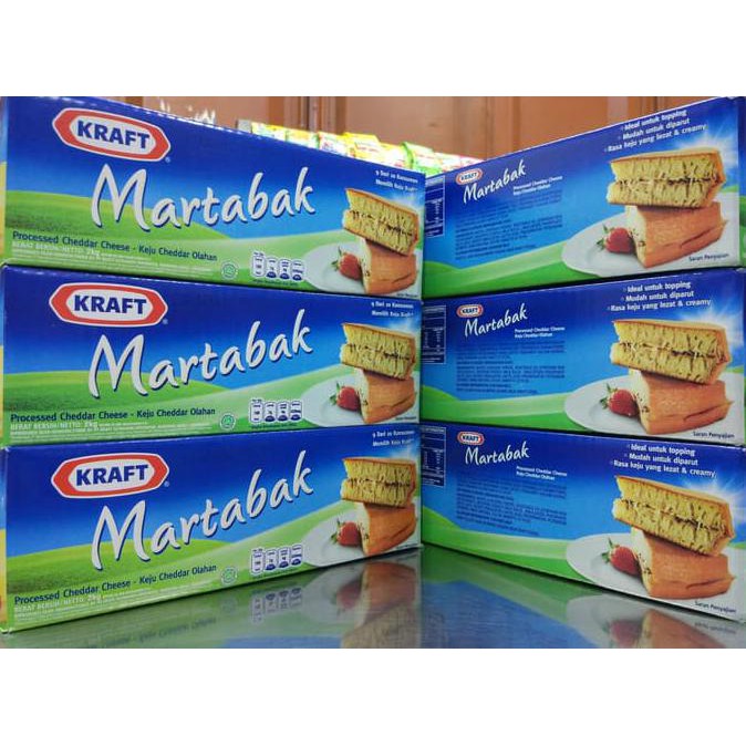 

KEJU KRAFT CHEDDAR MARTABAK 2 KG GOJEK ONLY