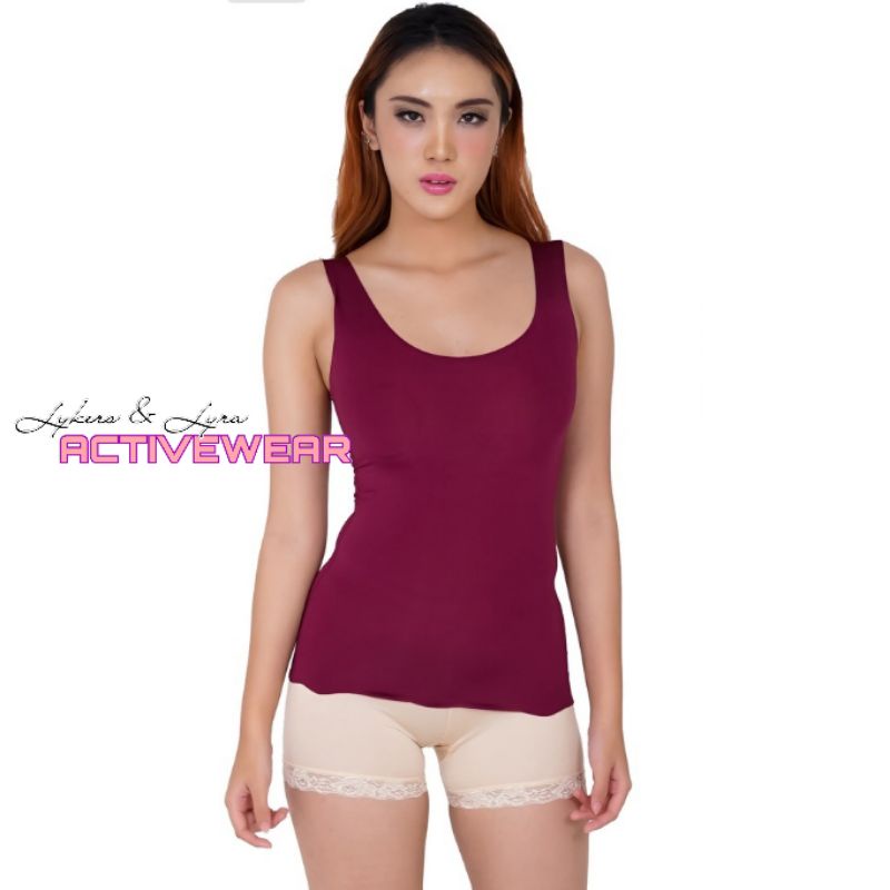 Tanktop Lycra Seamless Polos Chelyne