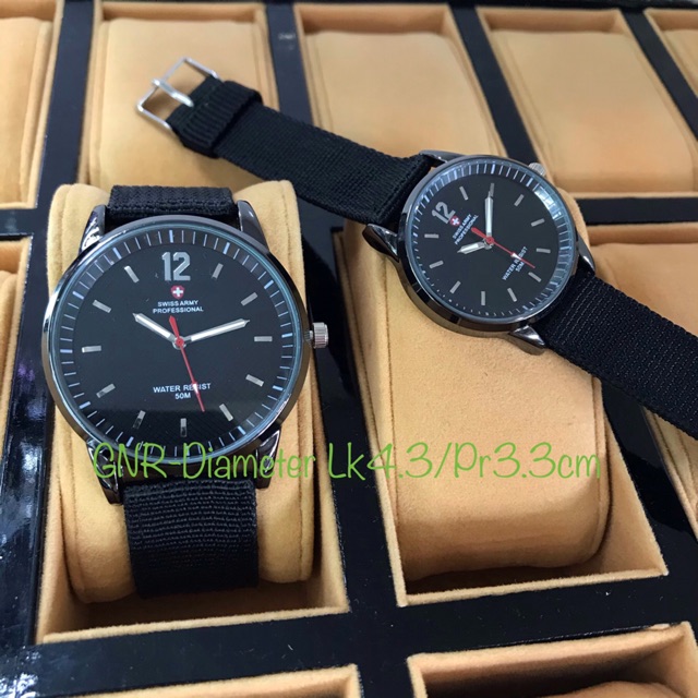 SUPER MURAH,, JAM TANGAN COUPLE KANVAS/KAIN KEREN