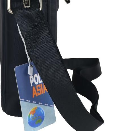 Polo Power 012S Tas Slempang Pria Sling bag Import Tas Polo Original - Cokelat, Medium