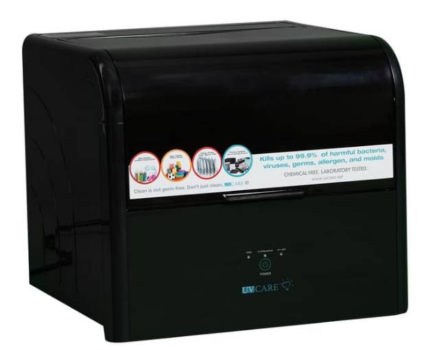 UV care Multi purpose sterilizer steril uv uvcare desteril multipurpose alat steril sendok garpu piring laptop pengering all in one brand USA black colour garansi 1 tahun